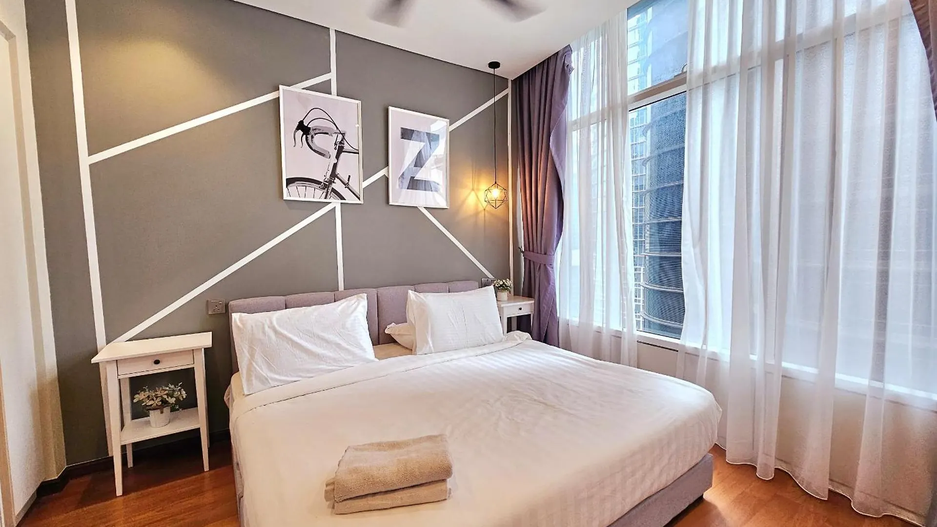 아파트 Sky Suites Klcc 쿠알라룸푸르