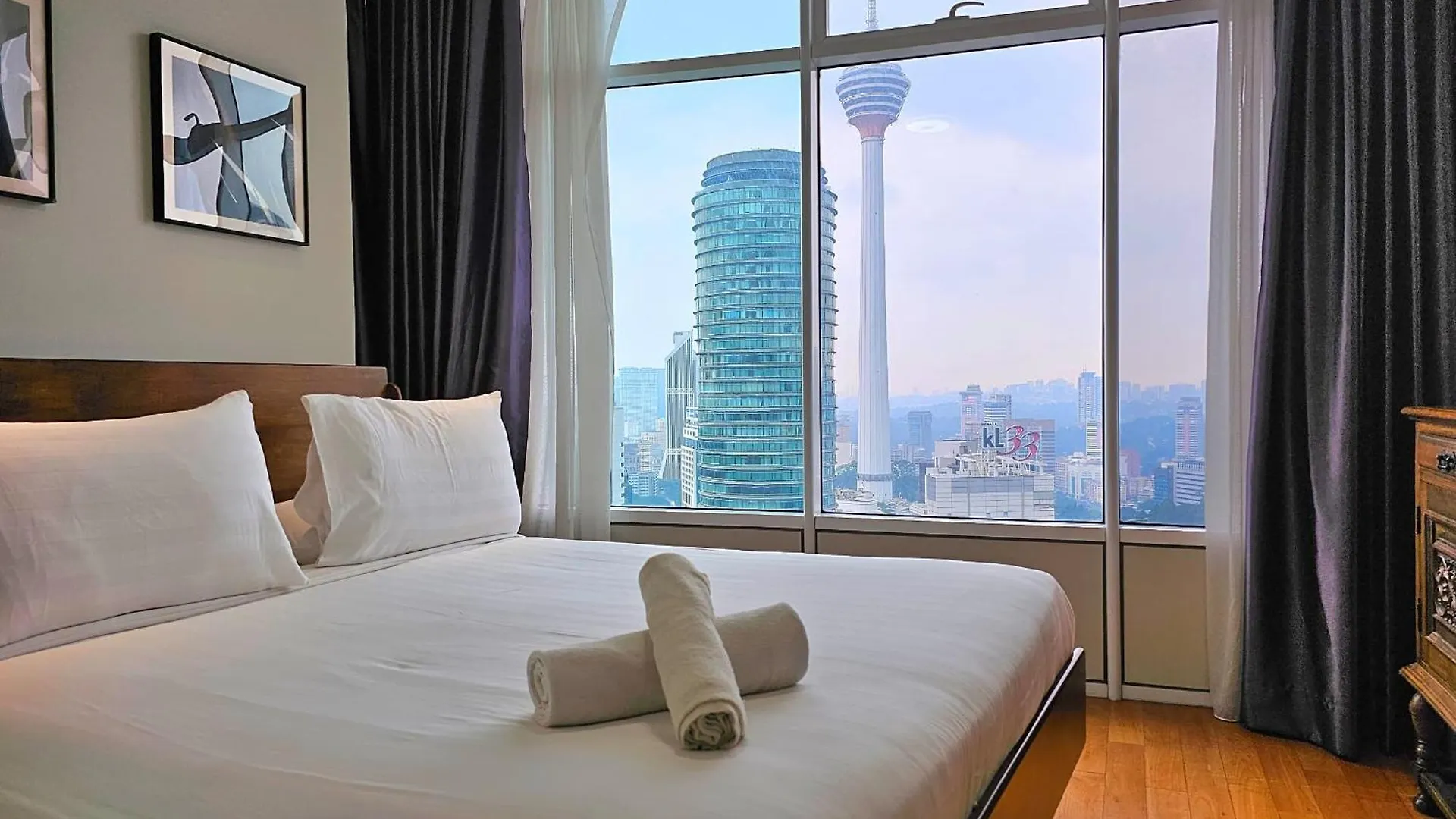 아파트 Sky Suites Klcc 쿠알라룸푸르